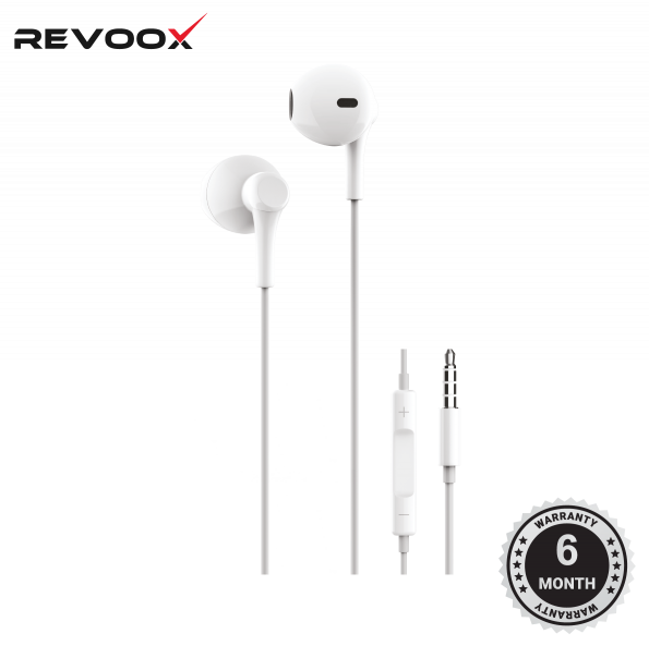 REVOOX Écouteurs Filaires Jack 3,5 mm (RE-E08)