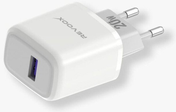 REVOOX Chargeur Secteur 20W + Câble Lightning (RCH-AL02)