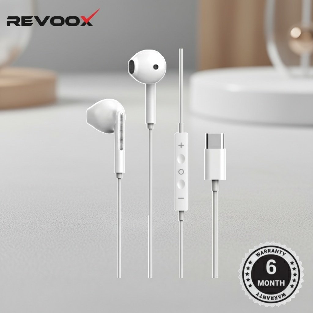 REVOOX Écouteurs Filaires Type-C (RE-C01)