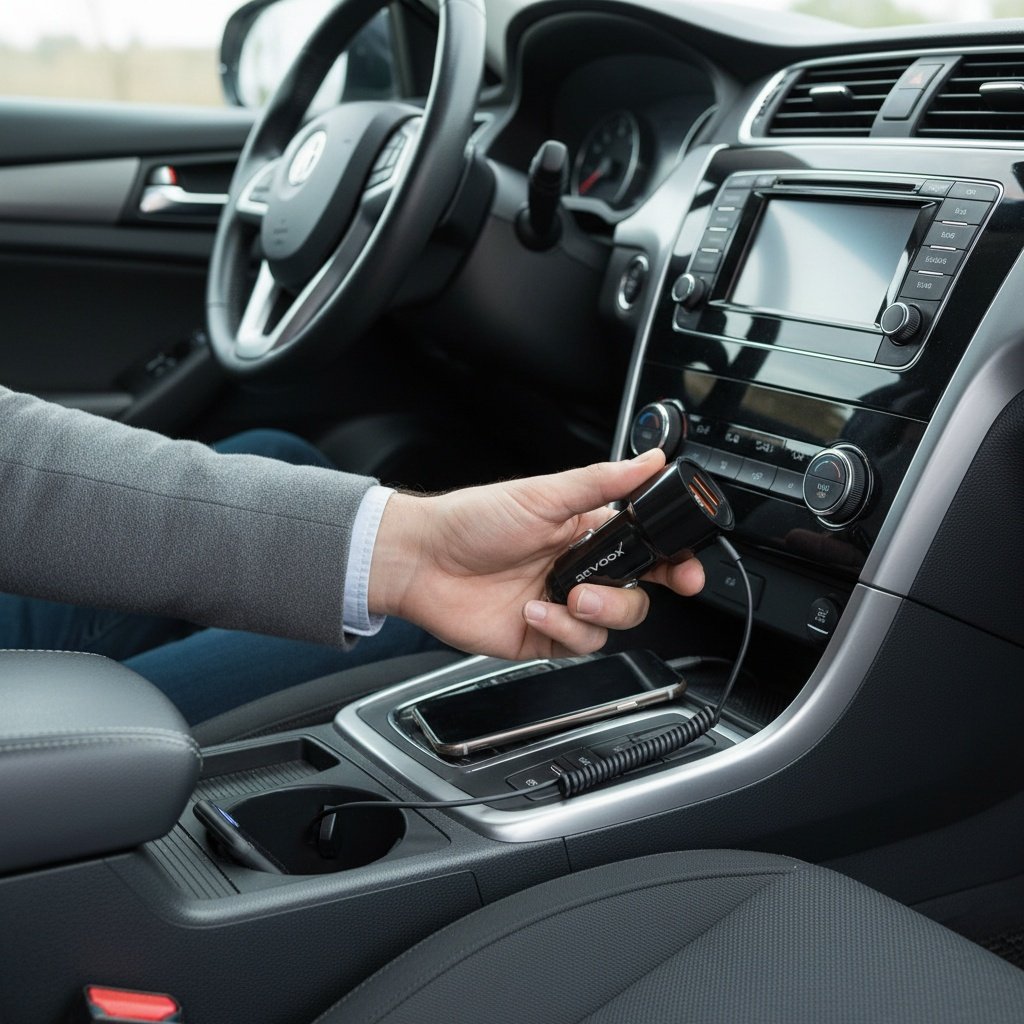 REVOOX Chargeur Voiture 18W (RCC-U03)