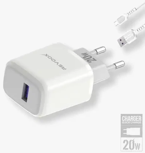 REVOOX Chargeur Secteur 20W + Câble Micro-USB (RCH-AM01)