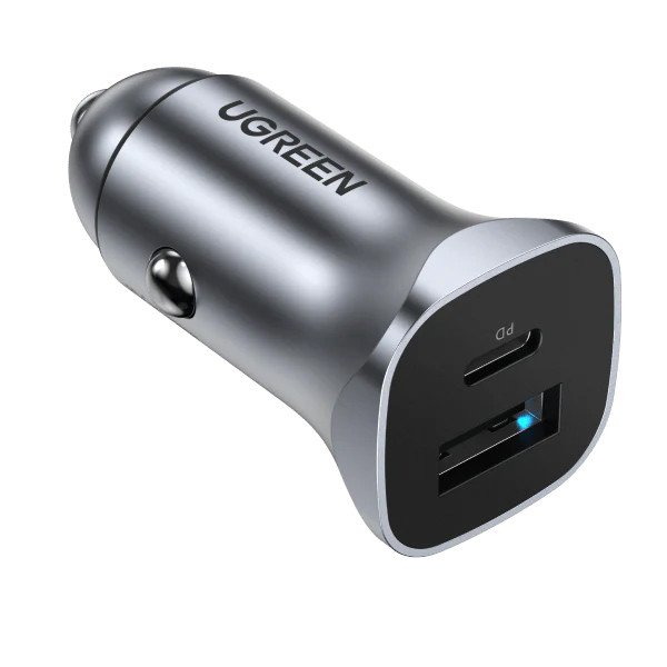 ugreen-ac-dual-port-car-charger-pd30wscp225w